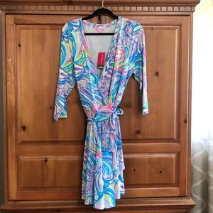 Lilly Pulitzer Emilia Wrap Dress-  XL NWT!